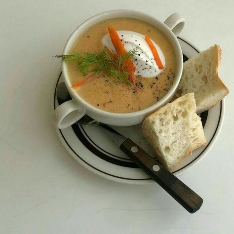 soup aesthetic meal ideas bread yummy soft minimalistic korean cute kawaii g e o r g i a n a : m u n c h & s l u r p Soup Aesthetic, Food Drawings, Soup Kitchen, Cooking Classy, Bowl Of Soup, Minestrone, Healthy Snacks For Kids, Potato Soup, Cafe Food