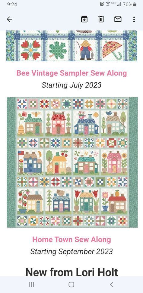 Acnh Fairytale, Vintage Samplers, House Quilt Patterns, Farm Quilt, Sew Simple, Fiber Art Quilts, Rose Quilt, Lori Holt, Country Quilts