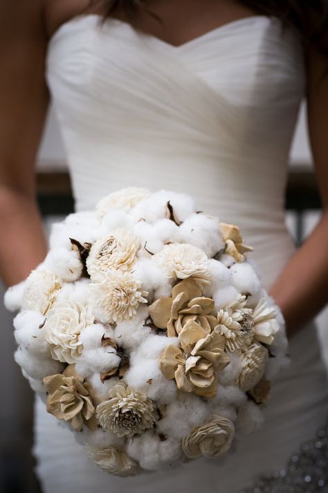 Cotton Wedding Bouquet Cotton Wedding Bouquet, Cotton Wedding Decor, Cotton Bouquet, Southern Wedding Inspiration, Colorado Mountain Wedding, Rustic Wedding Chic, Cotton Wedding, Rustic Wedding Bouquet, Mountain Wedding Colorado