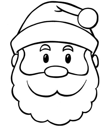 60+ Best Santa Templates Shapes, Crafts & Colouring Pages | Free & Premium Templates Printable Snowman Faces, Santa Claus Drawing, Santa Claus Pictures, Yellow Food, How To Draw Santa, Santa Coloring Pages, Santa Template, Printable Snowman, Christmas Coloring Sheets