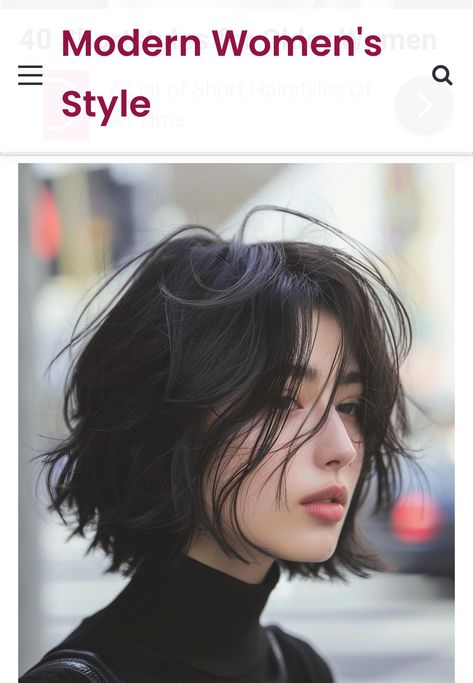 Shoulder Length Haircut Asian, Japanese Haircut Women, Short Black Hair Women, Short Hair Asian Women, Haircut Ideas For Brunettes, Short Hairstyle Asian Women, No Style Haircut, Short Hair Actress, Short Hair And Beard Styles