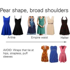 Guidelines for "Bolo Lucette" (from NalyFashion) - DRESSES Broad Shoulder Pear Shape Outfits, Broad Shouldered Pear Shape, Dress For Broad Shoulder Women, Outfits For Broad Shoulders Women, Broad Shoulder Women Outfits, Broad Shoulder Women, Dresses For Broad Shoulders, Pear Body Shape Fashion, Pear Shaped Fashion