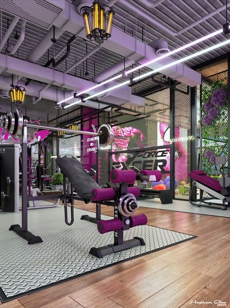 Gym Architecture, Dream Gym, Ladies Gym, Gym Interior, Gym Design, Architecture Interior Design, Architecture Interior, Row Machine, Home Gym