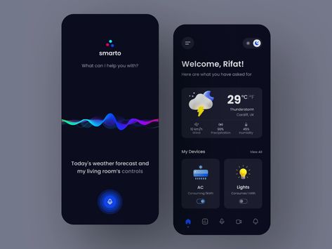 Fitness Tracking App, Ui Ux Design Trends, Social App Design, Weather Wallpaper, Ux Design Trends, Voice App, Ios Ui, App Interface Design, Directory Design