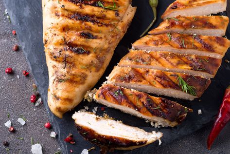 How to Freeze Cooked and Grilled Chicken Breasts | Livestrong.com Freeze Cooked Chicken, Perfect Baked Chicken Breast, Freezing Cooked Chicken, Perfect Baked Chicken, Baked Stuffed Chicken, Chicken Recipes Boneless, Chicken Breast Recipes Baked, Roasted Chicken Breast, Cooked Chicken