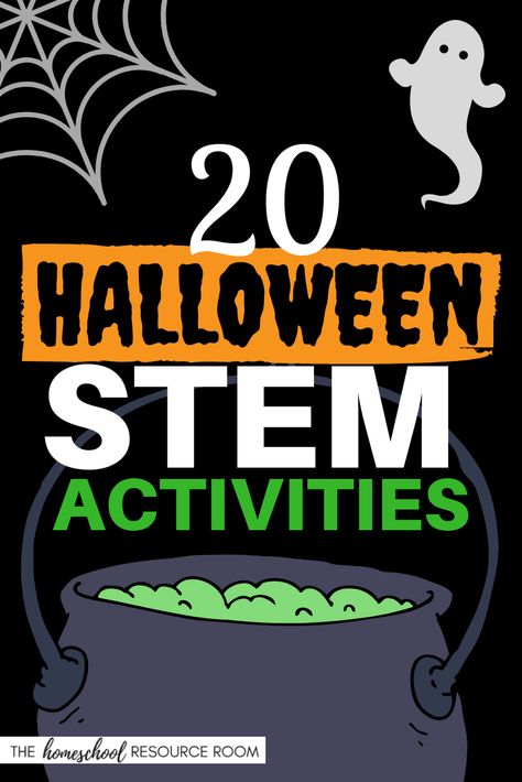 Halloween STEM Activities: 20 FUN Ideas for October! Halloween Stem Activities For Kids, Thanksgiving Stem Activities, Halloween Experiments, Halloween Science Activities, Halloween Stem Activities, Thanksgiving Stem, Spooky Science, Halloween Classroom Activities, Stem Activities For Kids