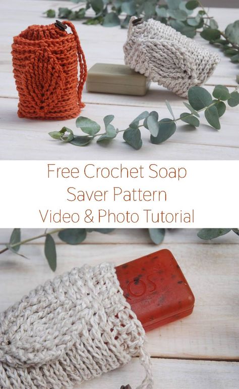 Free Crochet Pattern |Crochet Leaf Soap Saver - Moara Crochet Crochet Soap Saver Pattern, Soap Saver Pattern, Crochet Soap Saver, Bobble Stitch Crochet, Crochet Leaf, Crochet Scrubbies, Back Post Double Crochet, Modern Crochet Patterns, Front Post Double Crochet