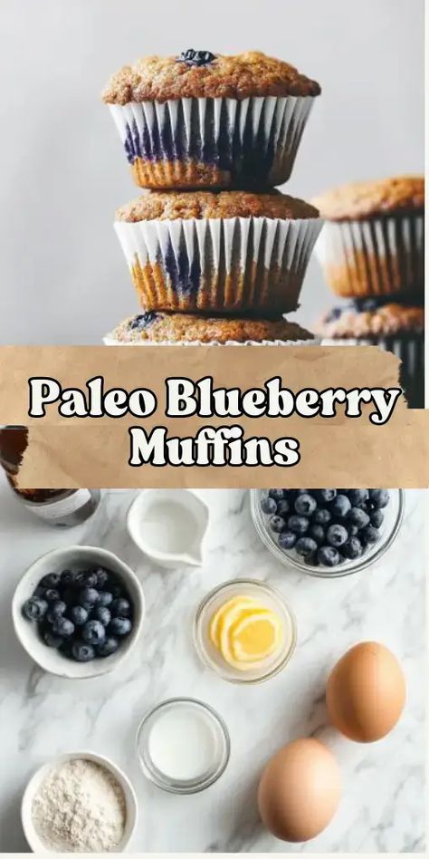 Paleo Blueberry Muffins are the perfect healthy school snack! These nut-free, dairy-free muffins are easy to make, packed with fiber and natural sweetness from blueberries. A delicious option for kids’ lunchboxes or a quick breakfast. Save this recipe now and enjoy a nutritious treat anytime! #PaleoBlueberryMuffins #HealthySnacks #SchoolLunchIdeas #NutFreeBaking Nut Free Baking, School Snack Ideas, Paleo Blueberry Muffins, Dairy Free Muffins, Easy Blueberry Muffins, Nut Muffins, Healthy School Snacks, Muffins Easy, Wholesome Snacks