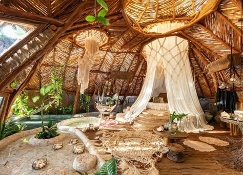 Tulum Style, Azulik Tulum, Bamboo House, Tulum Mexico, Beautiful Places To Travel, Dream Rooms, Pretty Places, Tulum, Future House