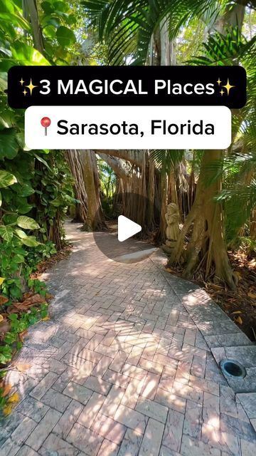 Kishia | Florida Travel ☀️🌴🥥🌺 on Instagram: "If you’ve never been to these 3 magical places in Sarasota, Florida, you need to save this so you dont forget to check them out! #florida #welivetoexplore #travel #hiddengems #floridatravel #roamflorida #visitflorida #floridalife #sarasota #museummoment #knowbeforeyougo #botanicalgarden #fairytale #magical #floridacheck #reels" Sarasota Florida Things To Do In, Florida Travel Destinations, Balloon Glow, Ringling Museum, Places In Florida, Visit Florida, Travel Wishlist, Siesta Key, Vacation Planning