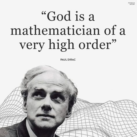 Physicists Quotes, Positive Prayers, Paul Dirac, Science Quotes, Norman Vincent Peale, The Power Of Positive Thinking, Power Of Positive Thinking, Physics And Mathematics, Philosophical Quotes