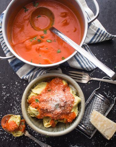 The best Italian Main Dish Recipes - Page 12 of 15 - An Italian in my Kitchen Sauce For Ravioli, Lunch Dishes, Ravioli Sauce, Italian Main Dishes, Creamy Broccoli Soup, Tomato Cream Sauce, Pasta Italiana, Tortellini Recipes, Ravioli Recipe