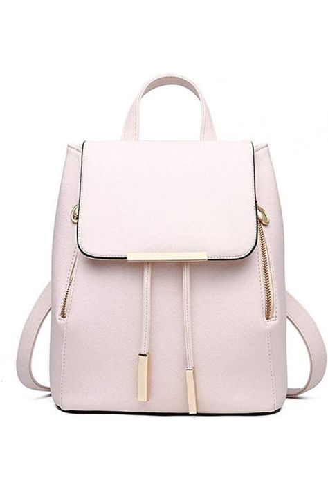 B&E LIFE Fashion Shoulder Bag Rucksack PU Leather Women Girls Ladies Backpack Travel bag Tas Louis Vuitton, Tas Lv, Beige Clothing, Ladies Backpack, Small Backpack Purse, Amelia Rose, Beautiful Backpacks, Cheap Purses, Backpack Fashion