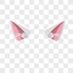 Cat Ears Png, White Cat Ears, Anime Avatar, Happy 4th Birthday, Anime Head, Brick Wall Background, Vi Design, Simple Cartoon, Wall Background