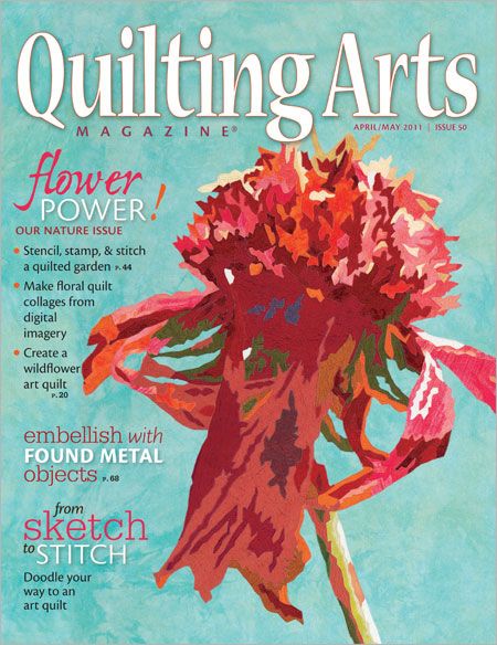 Painted Threads Projects: felted wool soap Arts Magazine, Magazine Pictures, Contemporary Textiles, Floral Quilt, See Images, Magazine Art, Digital Magazine, Tea Bag, Art Quilts