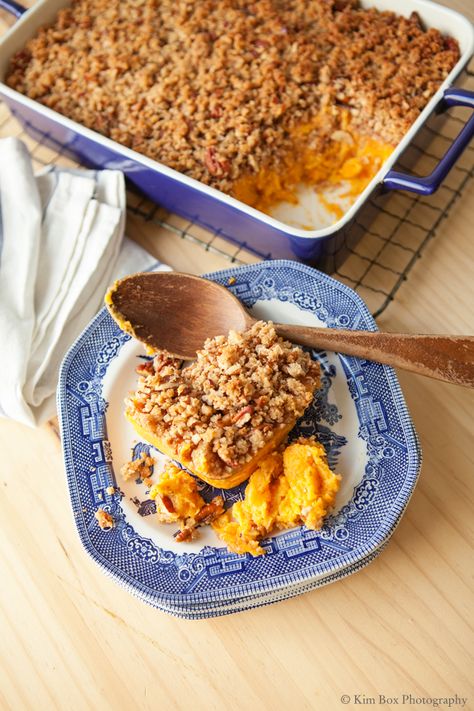 Mom's Sweet Potato Casserole with Pecan Praline Topping Canned Sweet Potato Casserole, Pecan Praline Topping, Sweet Potato Side Dish, Sweet Potato Sides, Sweet Potato Pudding, Sweet Potato Casserole Easy, Potato Pudding, Canning Sweet Potatoes, Sweet Potato Souffle