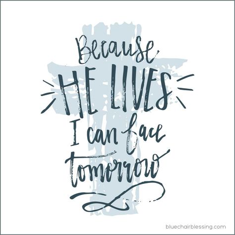 Because He lives I can face tomorrow. | lyrics, quotes Chalkboard Bible Verses, Easter Verses, Chalkboard Art Quotes, Quotes Bible Verses, Because He Lives, Easter Quotes, Quotes Bible, Quotes Art, Scripture Cards