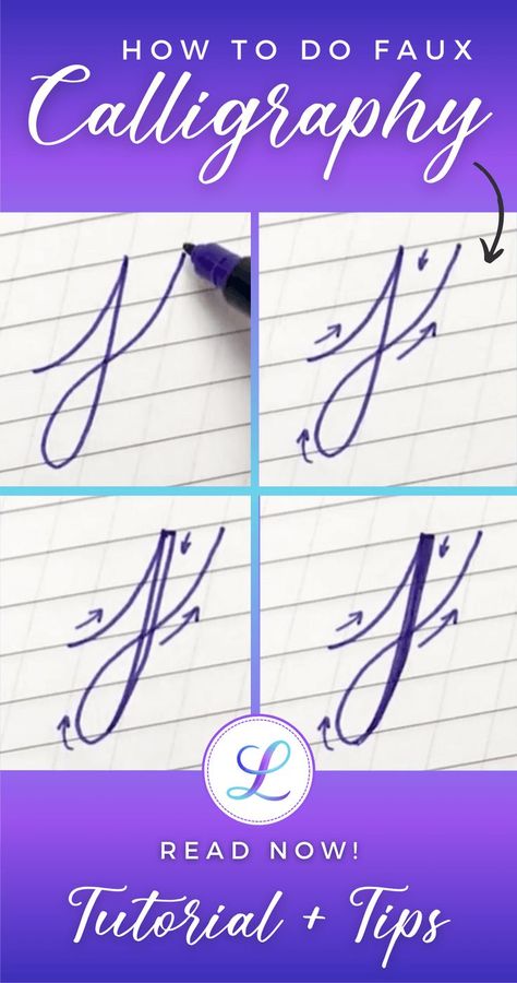 Get started with easy calligraphy! This tutorial shows you how to turn your handwriting into calligraphy with examples that are perfect for beginners! Whether you're writing with pen, pencil, or brush, these videos form a step by step guide on how to do easy calligraphy and turn the letters of the alphabet and your words into something beautiful. Visit Loveleigh Loops and get started today! The Alphabet In Calligraphy, How To Do Cursive Calligraphy, Cool Fonts Alphabet Creative Typography, How To Write Calligraphy Step By Step Alphabet, Pencil Calligraphy Alphabet, Fancy Handwriting Fonts Easy, Step By Step Calligraphy Letters, Brush Pen Calligraphy Alphabet Beginners, Calligraphy Alphabet For Beginners Free