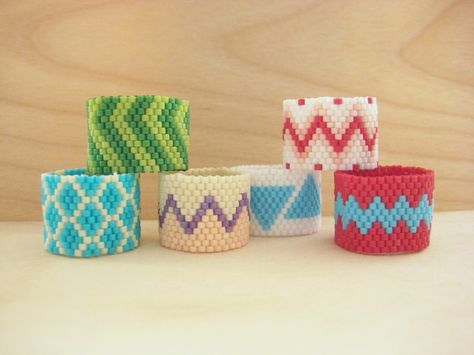 Beaded Rings, Seed Bead, Drink Sleeves, Napkin Rings, Different Colors, Read More, Ring