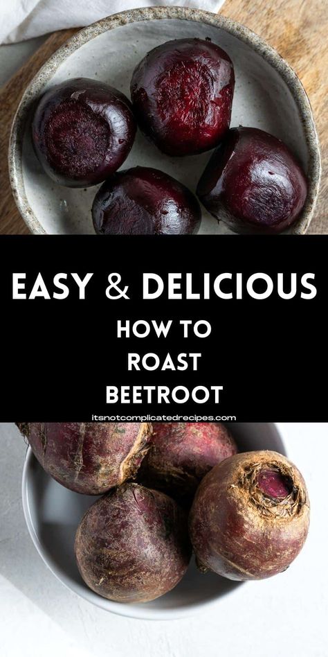 Roast Beetroot, Roasted Beets Recipe, Baked Beetroot, Healthiest Vegetables, Roasted Beetroot, Beetroot Recipes, Roasted Vegetable Recipes, Beetroot Salad, Beet Recipes