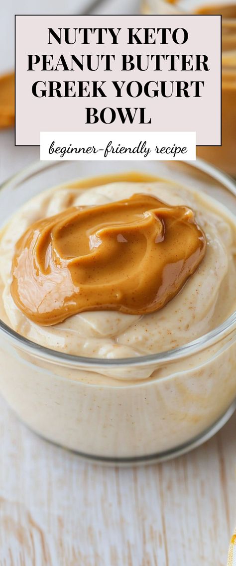 Image for Keto Peanut Butter Greek Yogurt Bowl Keto Yogurt Breakfast, Protein Powder Greek Yogurt Recipes, Breakfast That Keeps You Full, Greek Yogurt Recipes Breakfast, Yogurt Recipes Breakfast, Peanut Butter Greek Yogurt, Greek Yogurt Bowl, Greek Yogurt Dessert, Low Carb Yogurt