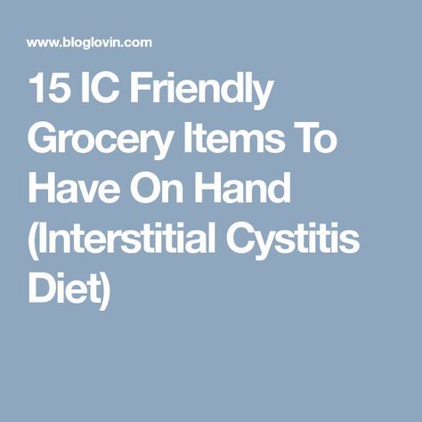 Ic Diet Recipes, Bladder Friendly Recipes, Ic Friendly Recipes, Painful Bladder Syndrome, Ic Diet, Ic Recipes, Bladder Health, Diet Food Recipes, Inflammation Recipes