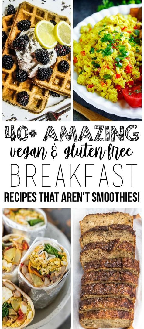 Low Carb Vegan Breakfast, Smoothie Bowl Vegan, Vegan Breakfast Recipes Easy, Vegan Gluten Free Breakfast, Gluten Free Breakfast, Gluten Free Recipes For Breakfast, Homemade Laundry, Gluten Free Vegan Recipes, Tofu Scramble