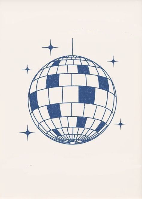 Disco Ball, Taylor Swift, Swift, Tattoo Designs, Blue And White, Tattoos, Stars, Blue, White