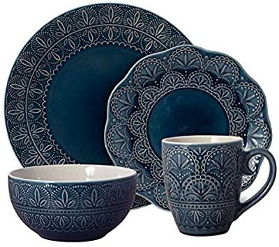 Amazon.com | Pfaltzgraff Havana Dinnerware Set (16 Piece): Dinnerware Sets Dinnerware Ideas, Ceramics Dinnerware, Beautiful Dinnerware, Casual Dinnerware, Ceramic Dinnerware Set, Stoneware Dinnerware Sets, Kitchen Things, Regal Design, Stoneware Dinnerware