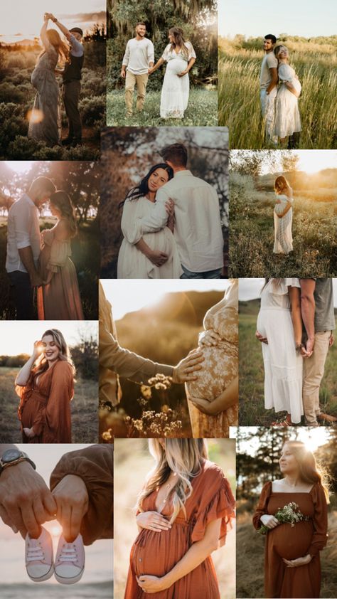 Sunset Maternity Photography, Outdoor Maternity Pictures, Fall Maternity Shoot, Fall Maternity Pictures, Couple Maternity Poses, Fall Maternity Photos, Maternity Photography Poses Outdoors, Golden Hour Sunset, Outdoor Maternity Photos