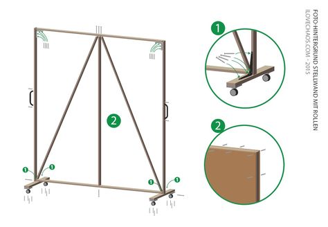 Wall On Wheels Diy, Diy Moveable Wall, Rolling Mirror, Wall On Wheels, Sonic The Hedgehog Amy, Moveable Wall, Photography Studio Design, Art Atelier, Portable Walls