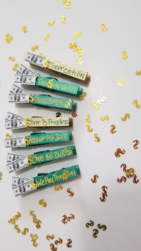 All About Cheer Pins | Prepping pins for the parents | Facebook Good Luck Cheer Clothes Pins, Cheer Clothespins Ideas, Bring It On Cheer, Cheer Good Luck Pins, Cheer Pins, Cheer Hacks, Close Pin, Cheer Banquet, 100 Day Of School Project