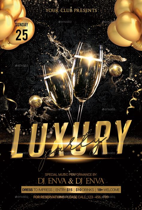 Luxury Poster Design, Luxury Ads, Luxury Poster, Jewelry Template, Travel Poster Design, Luxury Background, Graphic Design Business, Event Poster Design, Flyer And Poster Design