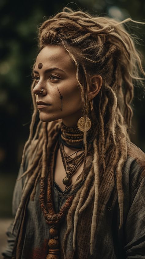 Discover 24 extraordinary dreadlock hairstyles for women. Unleash your true beauty with these stunning designs and let your individuality shine Boho Dreadlocks Hairstyles, Bridal Dreadlock Hairstyles, Unique Dreadlock Hairstyles, Hairstyles With Dreads, Women With Dreads, Older Woman Dreadlocks, Dreadlock Women, Dreadlock Hairstyles For Women, Dreadlock Updo