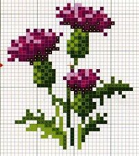 Pola Kristik, Mini Cross Stitch, Embroidery Flowers Pattern, Floral Cross Stitch, 자수 디자인, Tapestry Crochet, Knitting Charts, A Cross, Cross Stitch Flowers