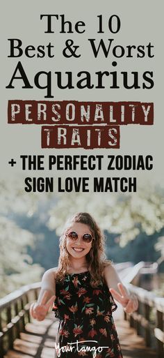 The best and worst Aquarius traits! Aquarius Personality Traits, Zodiac Signs Love Matches, Astrology Dates, Aquarius Personality, Horoscope Compatibility, Aquarius Truths, Aquarius Traits, Aquarius Love, The Aquarius