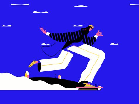 by Motion Design School Motion Illustration, Illustration Motion, 달력 디자인, Followers Instagram, Motion Graphics Inspiration, Motion Graphics Design, Motion Design Animation, Design School, People Illustration