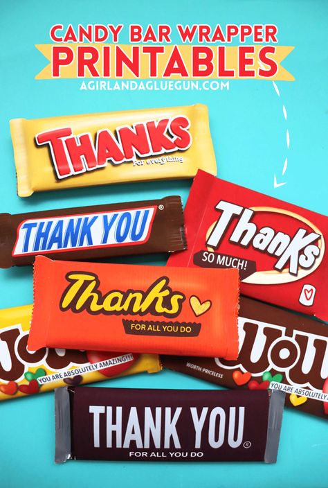 Candy Bar Sayings For Teachers, Candy Bar Labels Template, Free Candy Wrapper, Diy Candy Bar Wrappers, Candy Bar Sayings, Candy Bar Covers, Candy Bar Gifts, Personalized Candy Wrappers, Thanksgiving Candy