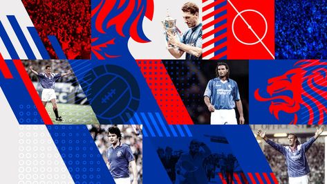 Rangers FC rebrand by See Saw features new crest and custom typeface by lifelong fan Craig Black Rangers Football Club, See Saw, Rangers Football, Sport Branding, Brand Advertising, Rangers Fc, Brand Creation, Sports Graphics, Sports Graphic Design