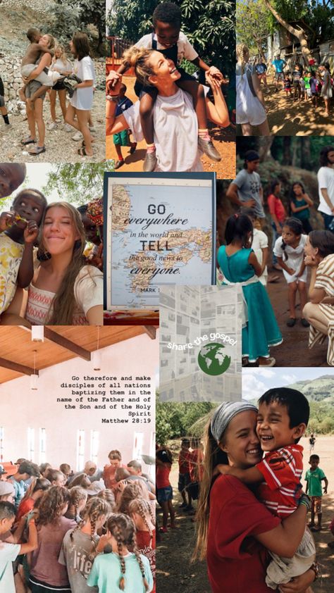 Oh to be a missionary worker 😪 Africa Mission Trip, Christian Missions, Christian Missionary, Matthew 28 19, Mission Work, Missionary Work, Life Vision Board, Christian Love, Missions Trip