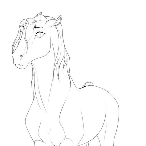 Spirit Horse Drawing Base, Horse Outline Drawing, Horse Base, Horse Drawing Tutorial, Horse Art Ideas, Spirit Drawing, Horse Template, Horse Outline, Realistic Animal Drawings