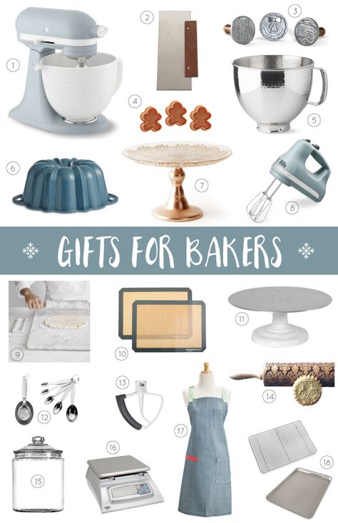 2018 Holiday Gift Guide for Bakers | The Cake Blog Gifts For Bakers, Unique Christmas Gift Ideas, Gifts For A Baker, Gift Guide For Him, Cake Blog, Unique Christmas Gift, Baking Gifts, Kitchen Gifts, Christmas Gift Guide