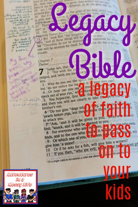 Legacy Bible Legacy Bible Ideas, How To Write A Legacy Letter, Fun Ways To Memorize Scripture For Kids, Kids Bible Verses To Memorize, Legacy Bible, Bible Blessings, Bible Cases, Leaving A Legacy, Kids Graduation