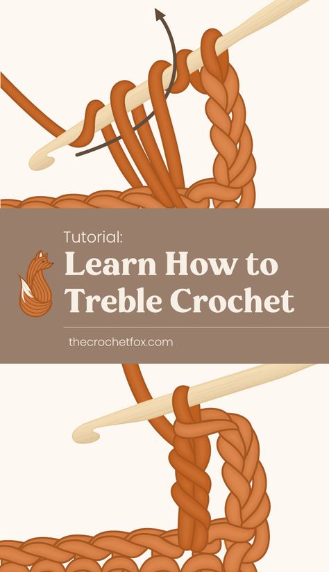 Treble crochet made easy! Learn how to treble (triple) crochet like a pro with our simple guide. This technique adds height and texture to your projects. Explore our diverse collection of free and paid crochet patterns on various topics for more creative ideas!. #Amigurumi_Patterns #How_To_Do_Treble_Crochet_Stitch #How_To_Triple_Crochet_Stitch #Treble_Crochet_Stitch_Uk Treble Crochet Stitch Uk, How To Do A Treble Crochet Stitch, How To Triple Crochet Stitch, Treble Crochet Stitch Tutorials, How To Do A Triple Crochet Stitch, How To Treble Crochet Stitch, Triple Stitch Crochet, Sc2tog Crochet Tutorial, Treble Stitch Crochet