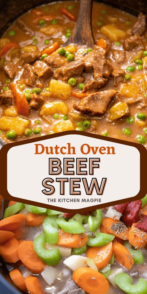 Crockpot Dutch Oven Recipes, Stew Meat In Dutch Oven, Beef Stew Dutch Oven Recipes Easy, Beef Stew Without Tomatoes, Beef Stew Meat Recipes Oven, Beef Stew With Cream Of Mushroom Soup, Beef Stew Without Tomato Paste, What To Cook In A Dutch Oven, Beef Stew With Stew Meat