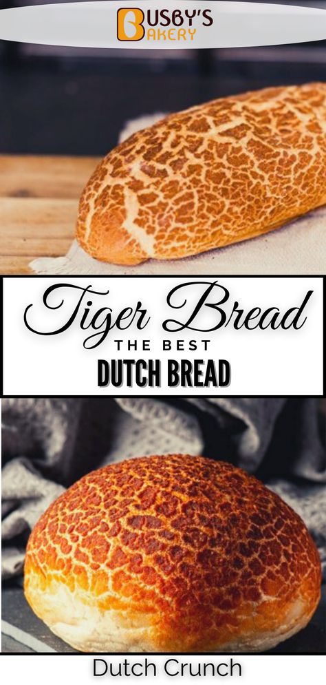 Tiger Loaf Bread Recipe, Tiger Bread Sandwich, Fall Artisan Bread Recipes, Tiger Bread Recipe How To Make, Dutch Crunch Rolls, Tiger Bread Recipe, Dutch Bread Recipes, Tissue Bread Recipe, Crunchy Bread Recipe