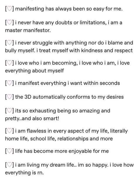 self concept affs in 2022 | Positive self affirmations, Manifestation quotes, Manifestation affirmations Become Wealthy, Spiritual Manifestation, Self Concept, Manifestation Journal, Self Love Affirmations, Positive Self Affirmations, Love Affirmations, Manifestation Affirmations, New Energy