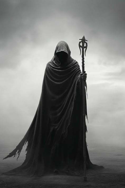 Grim Reaper Photography, Grim Reaper Reference, Reaper Reference, Grim Reaper Character Design, Grim Reaper Cloak, Grim Reaper Aesthetic, Reaper Cloak, Reaper Aesthetic, Grim Reaper Images