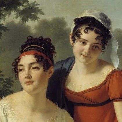 Regency Hairstyle, Regency Hair, Regency Hairstyles, Braids And Curls, Greek And Roman Art, Empire Outfit, Historical Hairstyles, Regency Gown, Regency Era Fashion