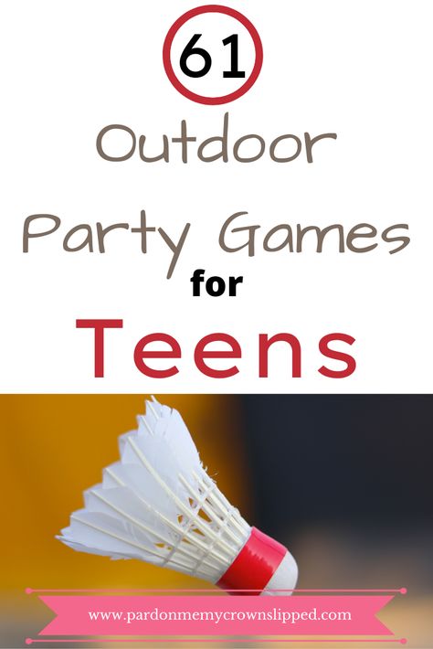 Fun Teen Party Games, Party Games For Teens, Teenage Parties, Outdoor Party Games, Teen Party Games, Giant Jenga, Slumber Party Games, Teen Fun, Activities For Teens